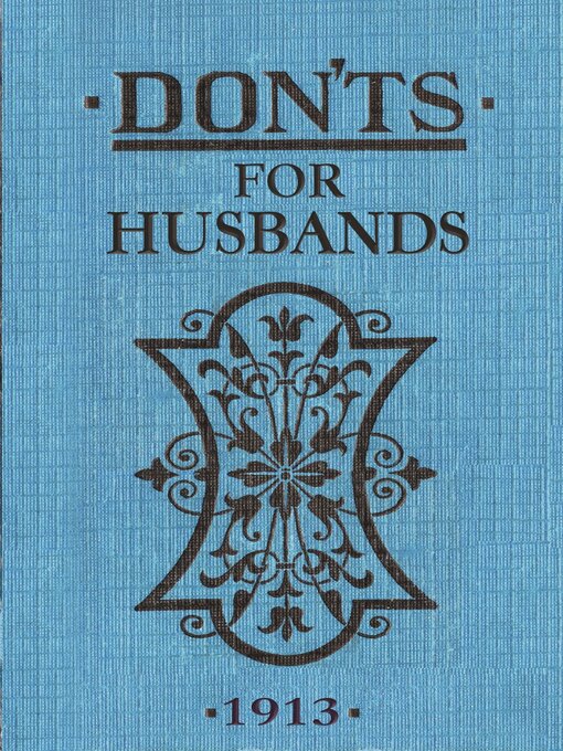 Title details for Don'ts for Husbands by Blanche Ebbutt - Available